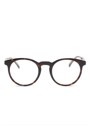 Dunhill round-frame glasses - Brown