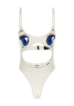 DSQUARED2 x Better print cutout bodysuit - White