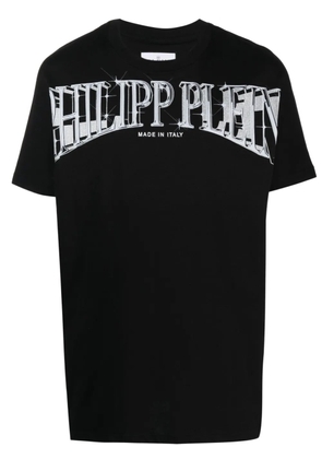 Philipp Plein SS Kimono Cut cotton T-shirt - Black