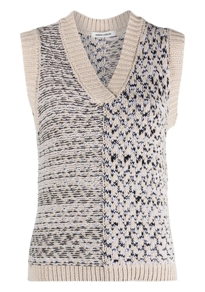 Henrik Vibskov V-neck knitted vest - Black