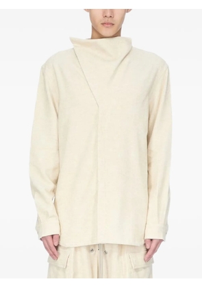 Rick Owens high-neck long-sleeve shirt - Neutrals