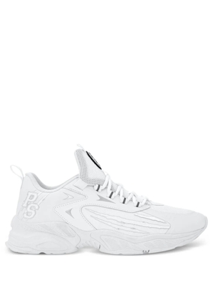 Plein Sport Lo-Top logo-print sneakers - White