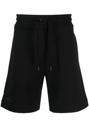 Canada Goose logo-print cotton track shorts - Black