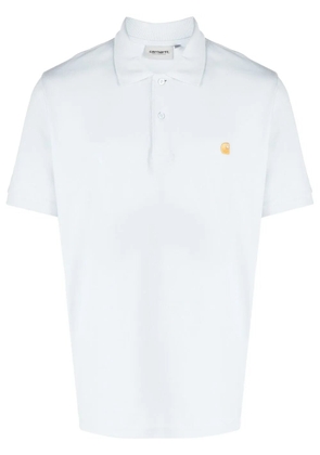 Carhartt WIP embroidered-logo polo shirt - Blue