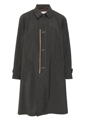 Kolor single-breasted coat - Grey