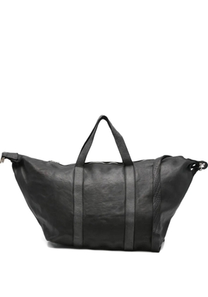 Guidi leather tote bag - Black