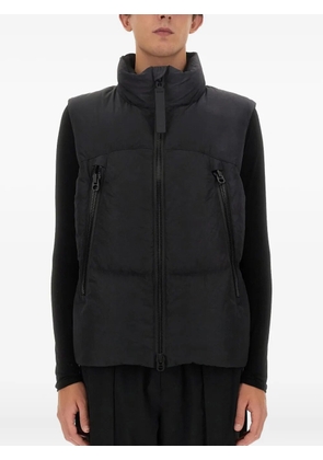 JG1 zip-fastening padded gilet - Black
