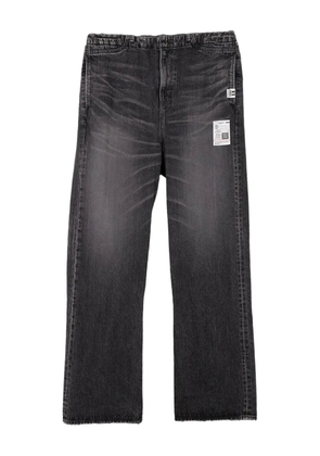 Maison MIHARA YASUHIRO elastic-waist patch-pocket jeans - Black