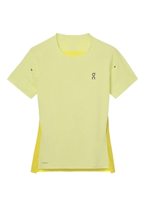 On Running panelled short-sleeved performance T-shirt - Yellow