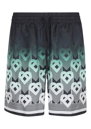 Casablanca monogram gradient shorts - Black
