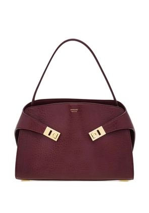Ferragamo medium Hug leather shoulder bag - Red