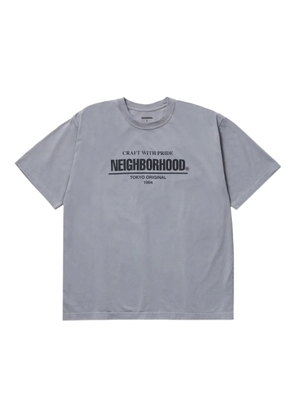 Neighborhood logo-print t-shirt - GRAY
