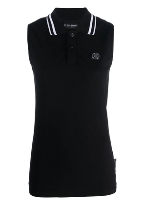 Plein Sport sleeveless polo shirt - Black