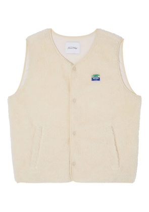 American Vintage Hoktown faux-shearling gilet - Neutrals