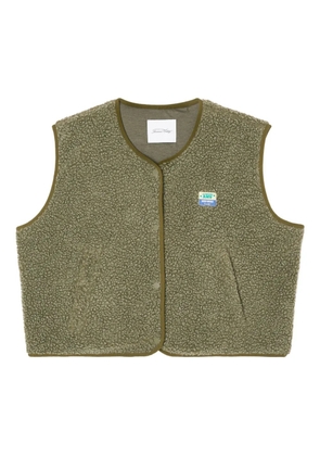 American Vintage Hoktown zip-pockets gilet - Green