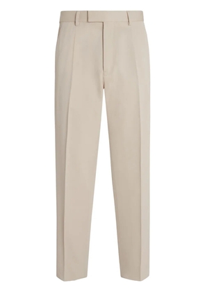 Zegna tapered tailored trousers - Neutrals
