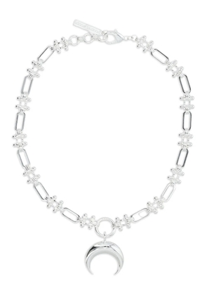 Marine Serre Crescent Moon necklace - Silver