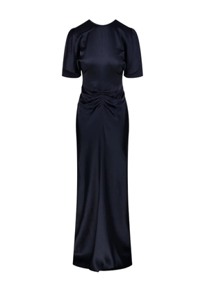 Victoria Beckham Bela ruched-detail dress - Blue