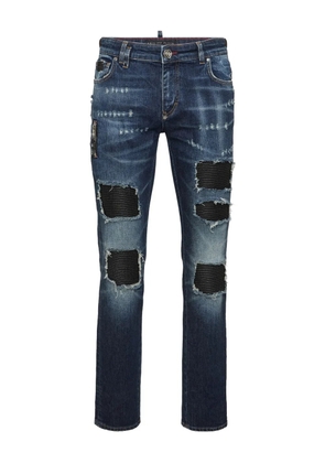 Philipp Plein distressed jeans - Blue