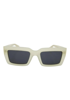 Ferragamo Eyewear rectangle-frame sunglasses - White