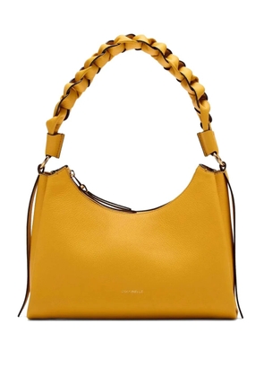 Coccinelle braided-handle leather shoulder bag - Yellow