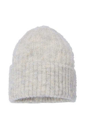 American Vintage ribbed knit east beanie - Neutrals