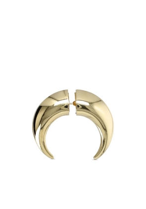 Marine Serre Regenerated Moon stud earring - Gold