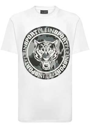 Plein Sport graphic-print cotton T-shirt - White