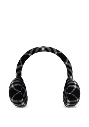 Burberry Calico check earmuffs - Black
