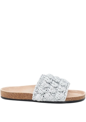 JW Anderson braided flat sandals - Grey