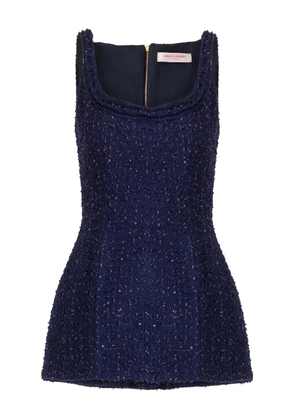 Carolina Herrera tweed top - Blue