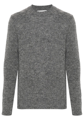 Jil Sander crew-neck apalaca wool jumper - Grey