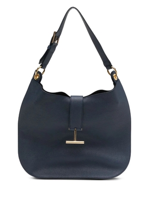 TOM FORD large Tara T-bar buckle shoulder bag - Blue