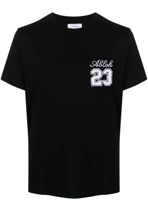 Off-White 23 embroidered T-shirt - Black