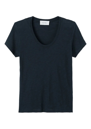 American Vintage Jacksonville scoop neck T-shirt - Blue