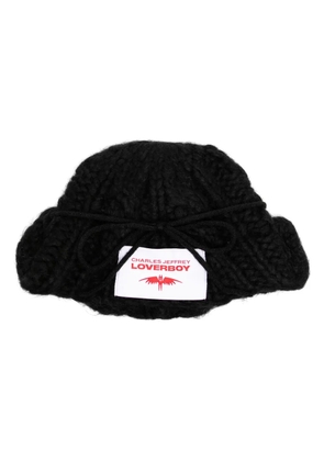 Charles Jeffrey Loverboy chunky beanie - Black
