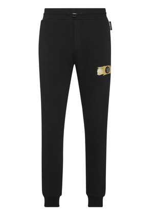 Plein Sport logo-print track pants - Black