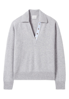 Claudie Pierlot polo-neck wool-cashmere sweater - Grey
