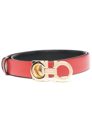 Ferragamo Gancini reversible belt - Red