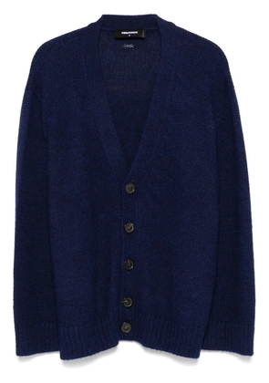 DSQUARED2 alpaca wool cardigan - Blue