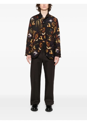 PAUL HARNDEN wool printed blazer - Neutrals