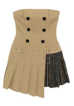 Andersson Bell pleated trench dress - Green