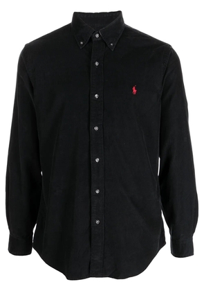 Polo Ralph Lauren embroidered-logo cotton shirt - Blue