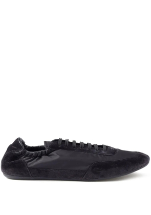 Prada Collapse Re-Nylon suede sneakers - Black