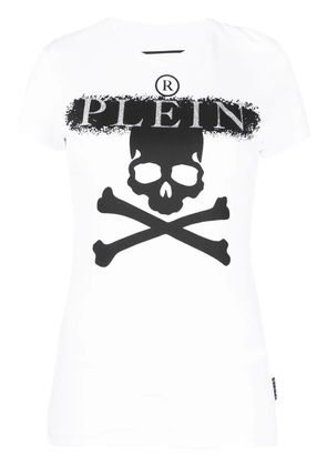 Philipp Plein skull-print short-sleeve T-shirt - White