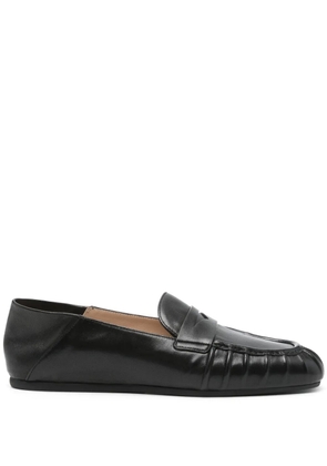 Stuart Weitzman leather loafers - Black