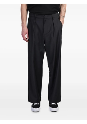 Attachment straight-leg trousers - Black