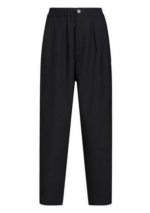 Marni pleated wool trousers - Black