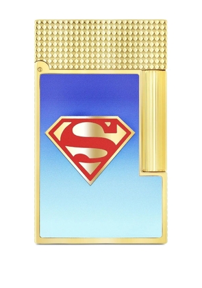 S.T. Dupont Superman embossed lighter - Gold