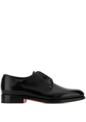 Santoni round-toe lace-up oxford shoes - Black